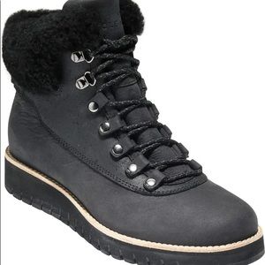 GrandExpløre Genuine Shearling Trim Waterproof Hiker Boot